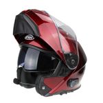 VIPER RS-V191 BLINC BLUETOOTH FLIP FRONT MODULAR MOTORCYCLE DVS HELMET BURGUNDY