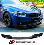 For BMW 5 Series F10 F11 Gloss Black Front Splitter Spoiler M Sport 2010-2017