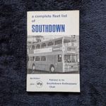 A Complete Fleet List Of Southdown 6th Edition 1977 Southdown Club