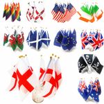 Handheld Flag Mini Country Desktop Waving Party Small Stick England GB USA Sport