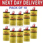 10 Fly Insect Catcher Paper Sticky Glue Bug Trap Killer Strong Roll Tape Strip