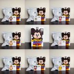 DISNEY MICKEY FAMILY XMAS TOGETHER KEYCHAIN BLIND BOX HOT XMAS TOY GIFT