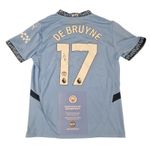 KEVIN DE BRUYNE City Signed Shirt Autographed Jersey With CLUB CERTIFICATE