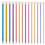 Pair of  Aluminium Knitting Needles 35cm size 2mm-10mm, colourful, High quality