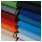 100% Cotton Fabric Material By The Metre Plain Colours Fat Quarters - 60" Wide