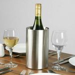 Stainless Steel Double Walled Brushed Champagne Wine Bottle Drink Ice Cooler