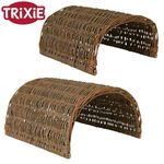 Trixie Small Animal Wicker Bridge Natural Wood Guinea Pig Rabbit Chinchilla Hide