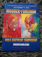 GEORGE FOREMAN VS MICHAEL MOORER OFFICIAL WORLD HEAVYWEIGHT TITLE PROGRAMME