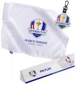 Ryder Cup Pin Flag - 2023 Marco Simone Rome Italy + FREE BAG TAG - RRP€24