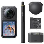 Insta360 X6 360 8K Action Camera - Essentials Bundle - Midnight Black