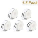 1-5x for Niimbot D11 D110 White Label Sticker Paper Label Printer Stickers Tape