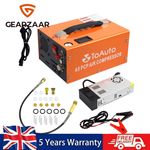 4500PSI 30MPa PCP Air Compressor Electric Airgun Rifle High Pressure Pump 12V 8L