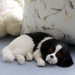 35cm Simulation Beagles Plush Toy Realistic Dog Fluffy Stuffed Puppy Doll Gifts