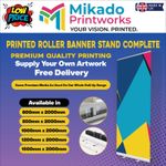 Roller Banner Printed Your Artwork - Pop/Roll/Pull up Display Exhibition Stand