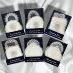 30/180 Vintage White Lace Frame Boarder Stickers Scrapbook DIY FREE UK SHIPPING