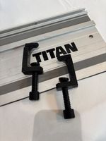 Titan  Track Saw Guide Rail G-Clamp All-In-one (PK-2) Complete!