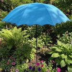 Plant Shade Umbrella, 95cm Large Weatherproof Cloth Garden Sun Shade Metal Stake