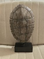 Large Resin Sea Turtle Shell Sculpture W/Stand