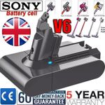 For Dyson V6 Battery Replacement V6 Animal DC58 DC59 DC62 DC74 DC72 SV03 SV09 AT