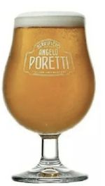 2 Poretti Pint glasses 20oz brand new 