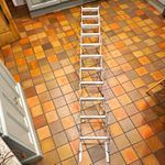 Foldable Aluminium Loft Ladder 11 Steps 2.5m Reach 120kg Load Silver