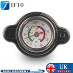 Tusk High Pressure Radiator Cap Temperature Gauge 1.8 Bar Radiator Cap 25.6Psi P