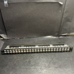Emitex 24 Port Cat6A Ethernet 19" Rackmount 1U Patch Panel Black - X8 Available