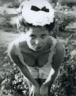 Mind Your Language TV comedy actress Francois Pascal signed sexy 8x10 photo