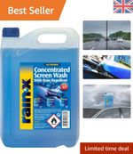 Superior 5L Concentrated Screenwash - Streak-Free & Water-Repellent Formula