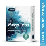 Clean Tabs Aqua Mega Tabs x 20 Drinking Water Purification Tablets - CL600