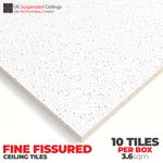 Ceiling Tile - Fine Fissured 600 x 600 Offices