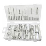 60pc Stainless Steel Clevis Pin 5mm 6mm 8mm 10mm 12mm Hinge Pin Rigging Pin