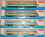 4 Piko Expert HO Gauge Coaches - PKP Livery - Full Rake - Boxed MINT CONDITION