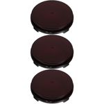 Brown Wood Plant Pedestal Stand Rotatable Stable Base for Pots