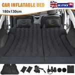 Car SUV Air Bed Sleep Travel Inflatable Mattress Seat Cushion Mat Camping+Pump