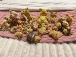 Collectible Porcelain Pig Figurines Set of 19 Various Sizes and Styles