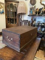 Large Antique box solid wood Jewellery box 