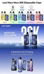 Lost Mary Nera 30K Puffs Prefilled Pod Kit 20mg Nicotine | 15k Replacement PODs