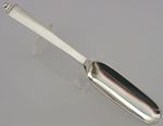 RARE GEORG JENSEN STERLING SILVER PYRAMID PATTERN CHEESE STILTON SCOOP c1920