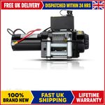 12V Electric Winch with Twin Wireless Remote Control Heavy Duty Motor