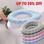 Winter Warm Soft Washable Toilet Seat Closestool Cover Cushion Mat Pad Lid Cover