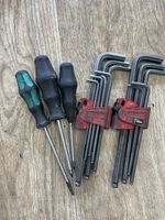 Wear Tools Lot.  Incomplete Allen’s And Screwdrivers.