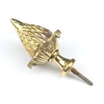 BRASS Acorn finial clock cases decoration 53mm high old clocks  long case mantle