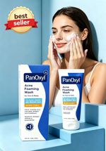 10% Benzoyl Peroxide Acne Foaming Wash | Face & Body, Maximum Strength