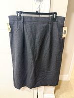 Deadstock Jones New York Woman 100% Wool Skirt Sz 18W Vintage Dayton's Tag 90s