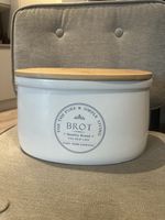 KHG - Bread  bin - German Storage Pot With Bamboo lid