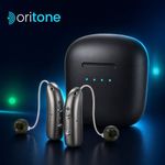 Oritone ’Sonus’ Rechargeable Hearing Aids (x2 + Charger) Brand New, U.K. Shipped