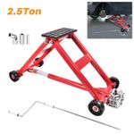 2.5T Car Lift Low Profile Floor Jack Range 11cm-47cm Portable Turbine Hoist Tool