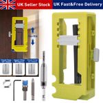 Door Hinge Routing Jig Stable Easy Installation Hinge Router Template Adjustable