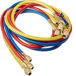 Yellow Jacket 29986 Plus II 1/4" Charging Hose w/ Compact Ball Valve 72" Pack of